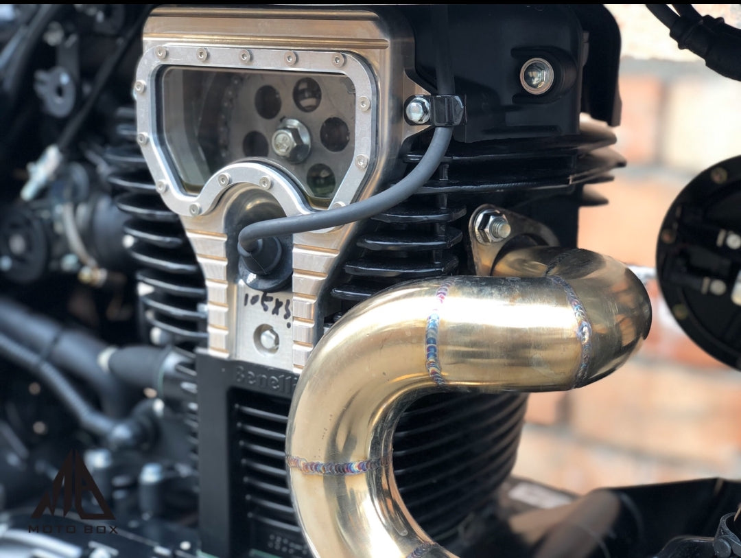 Benelli Imperiale 400 Engine see through cover