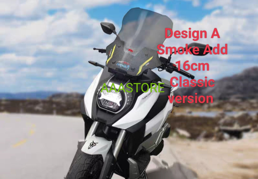 Wmoto Xtreme 150i custom made windshield