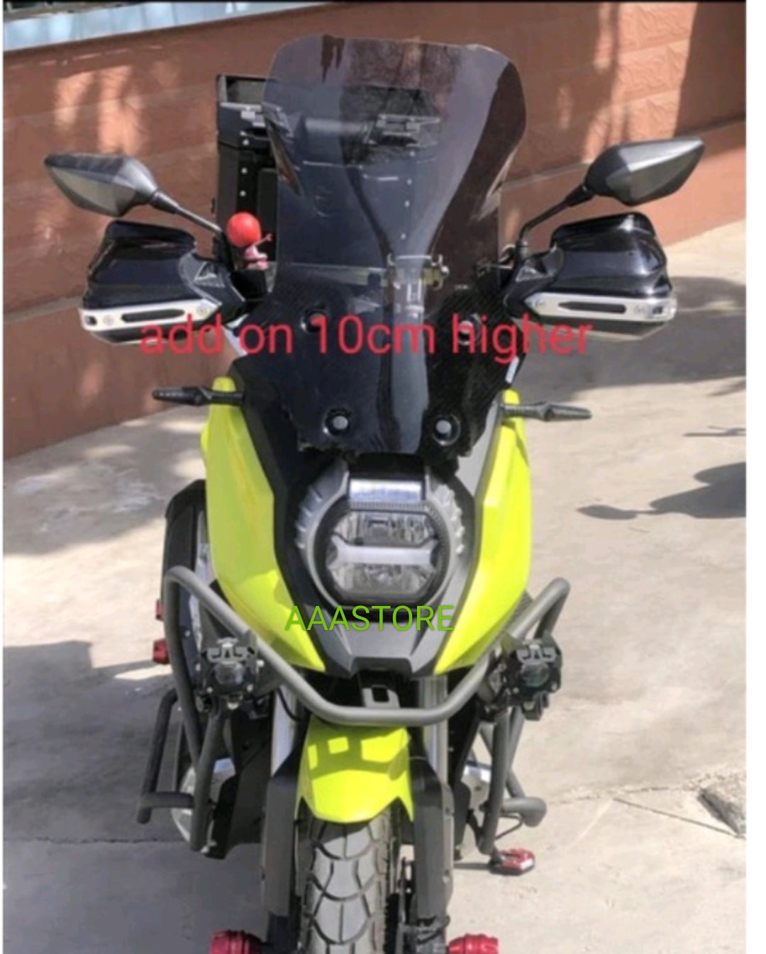 Wmoto Xtreme 150i custom made windshield