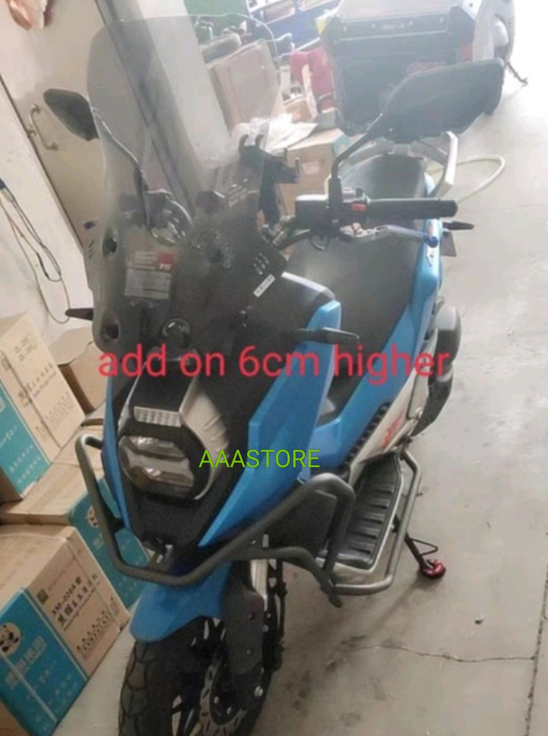 Wmoto Xtreme 150i custom made windshield