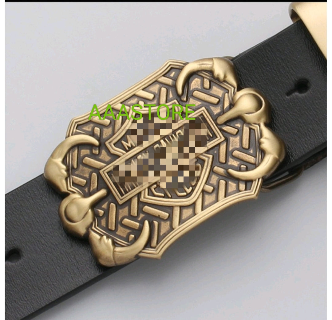 Harley Claw buckle + belt+brass loop