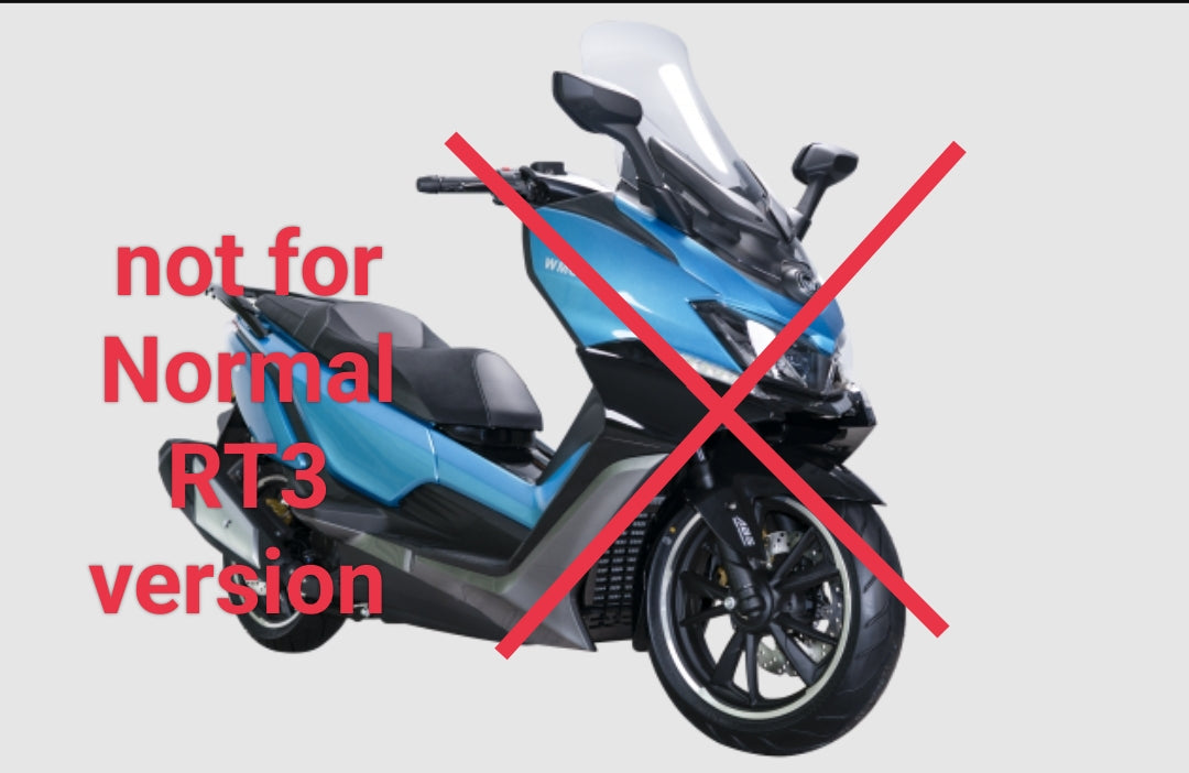 Wmoto RT3 V3(camera version )windshield(add 5/10/15cm higher)