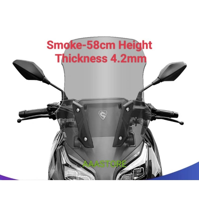 Wmoto RT2 windshield(53/58/63/68CM Height)