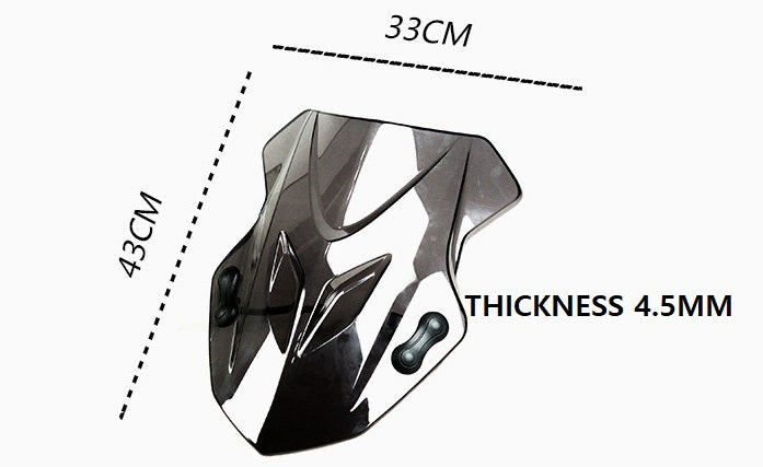 KTM DUKE 390 WINDSHIELD