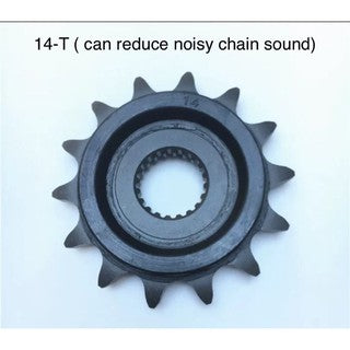 BENELLI LEONCINO 250/Trk251/250/25 FRONT SPROCKET 14-T ( REDUCE CHAIN NOISE)