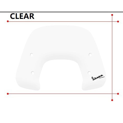 VESPA SPRINT 28/39CM HIGH WINDSHIELD
