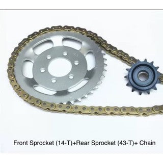 BENELLI LEONCINO 250/Trk251/250/25 FRONT SPROCKET 14-T ( REDUCE CHAIN NOISE)