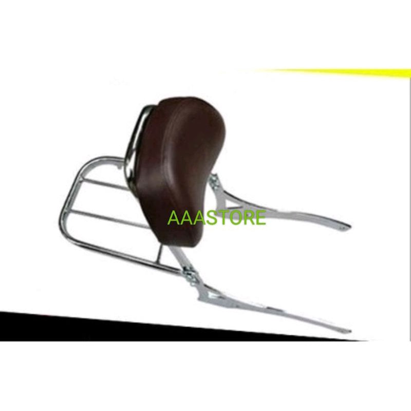Original Wmoto V16 crashbar/ brown seat/ rider backrest
