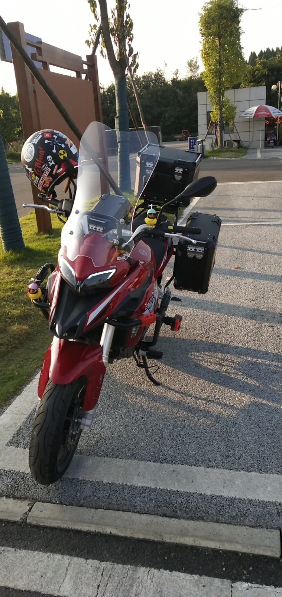 Benelli TRK 251/502 Custom Made windshield 5 to 25cm higher