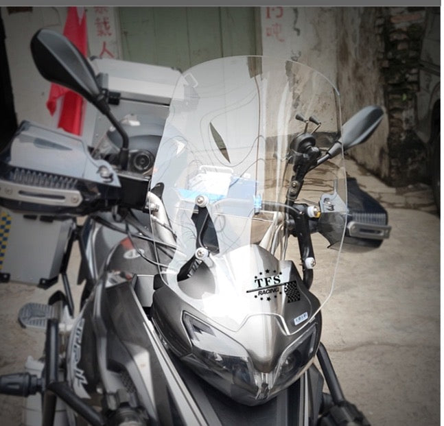 Benelli TRK 251/502 Custom Made windshield 5 to 25cm higher