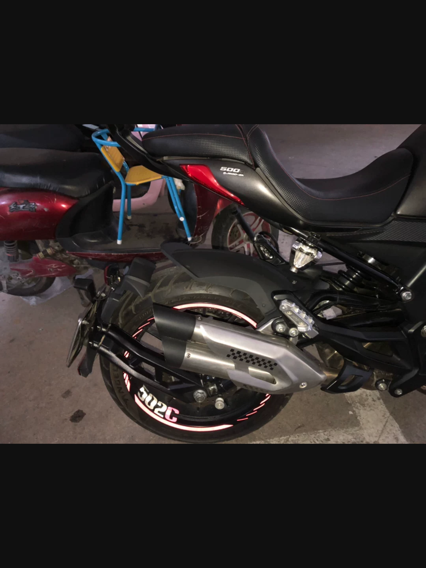 BENELLI 502c extended rear Fenders ( 2 pcs)