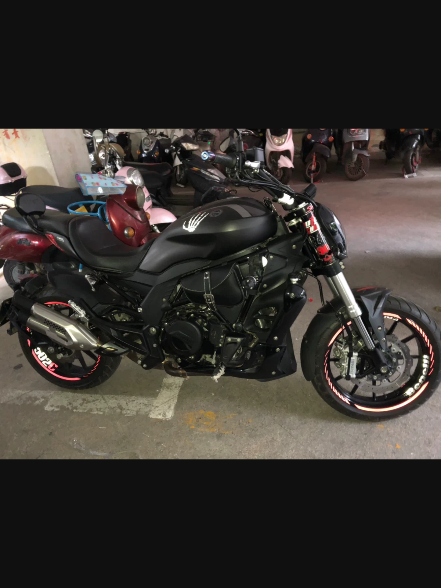 BENELLI 502c extended rear Fenders ( 2 pcs)