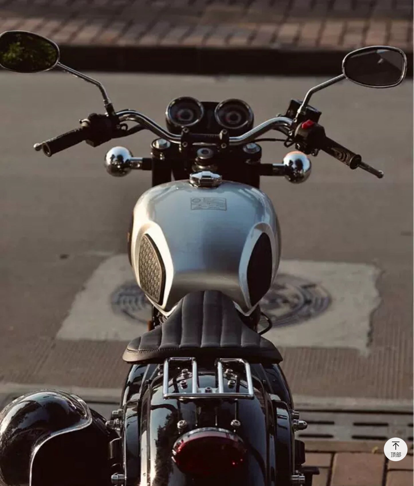 BENELLI Imperiale 400 Fuel cap ( chrome + Brass)