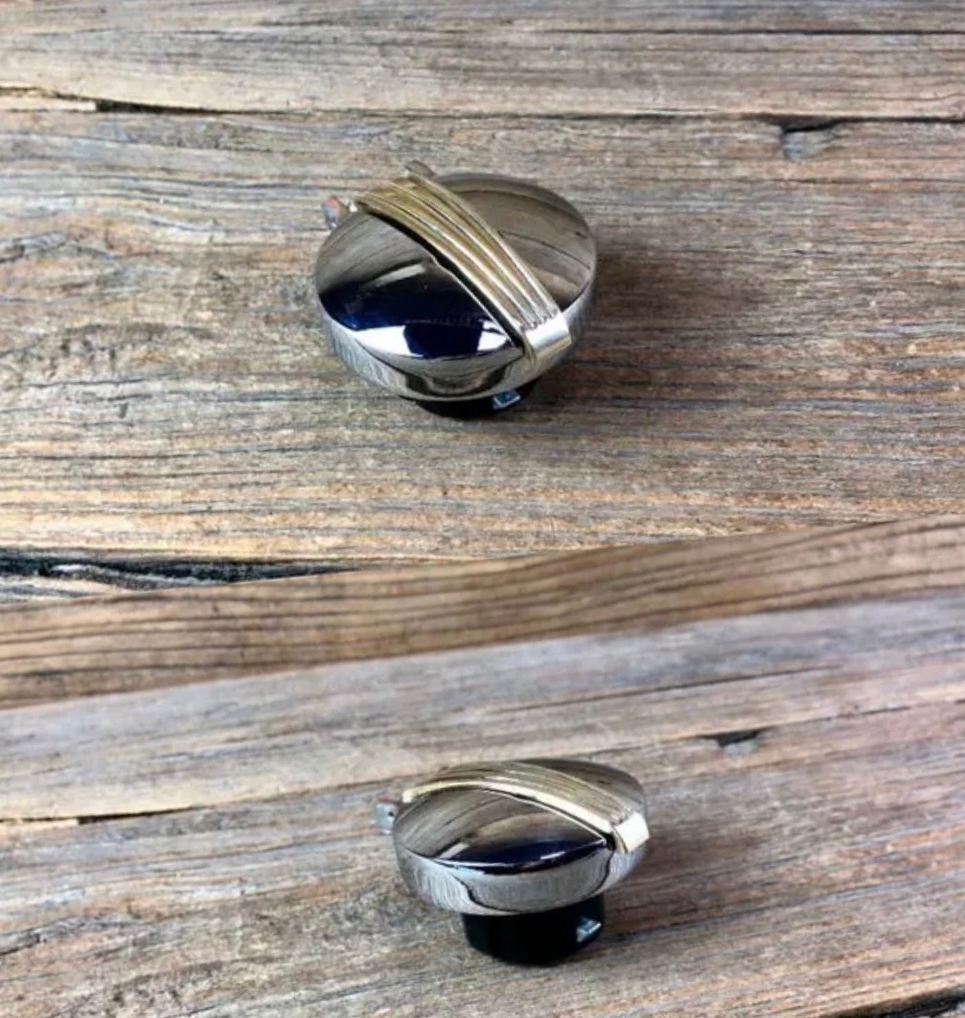 BENELLI Imperiale 400 Fuel cap ( chrome + Brass)