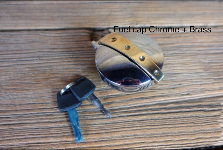BENELLI Imperiale 400 Fuel cap ( chrome + Brass)