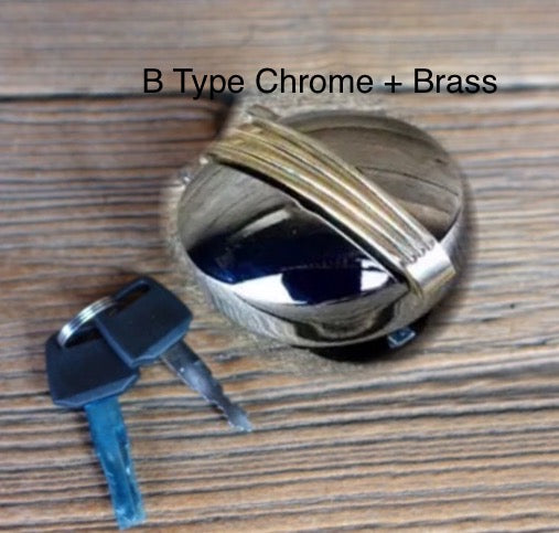 BENELLI Imperiale 400 Fuel cap ( chrome + Brass)