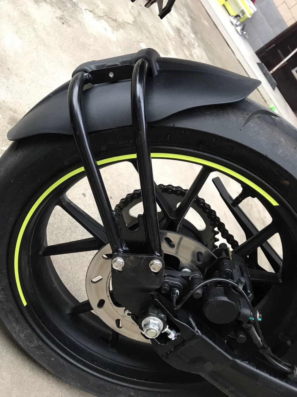 CFMOTO 250SR rear fender/spalsh guard
