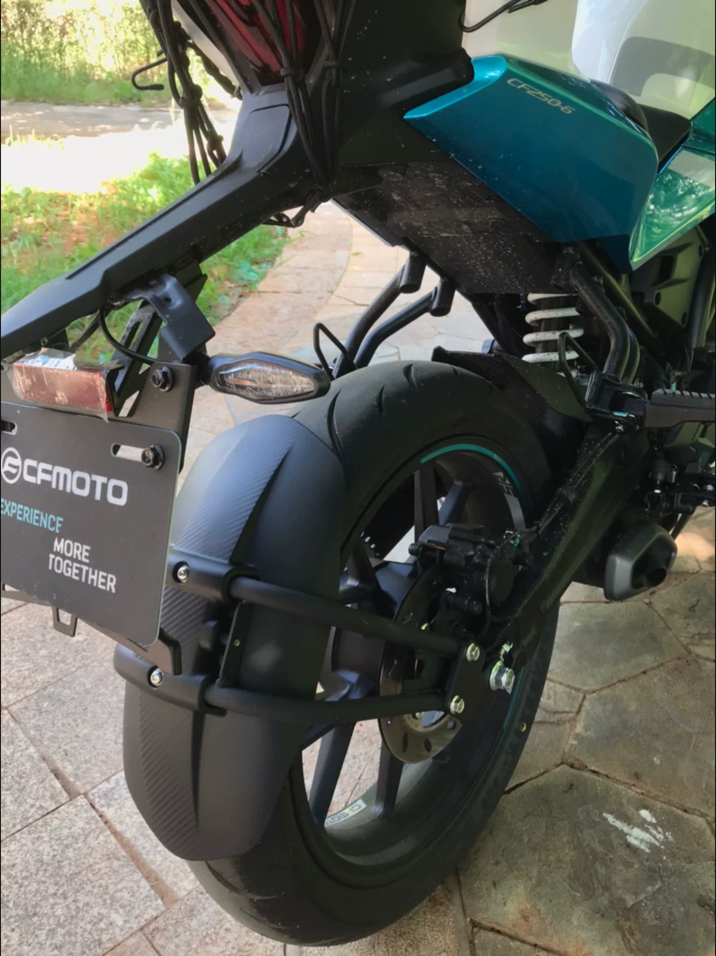 CFMOTO 250SR rear fender/spalsh guard