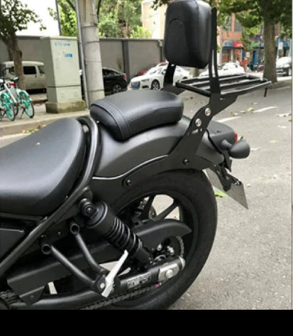 Honda Rebel 500 backrest & rack