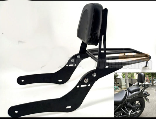 Honda Rebel 500 backrest & rack