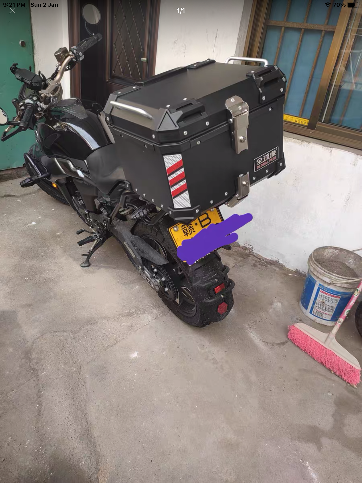 Zontes ZT155G luggage rack