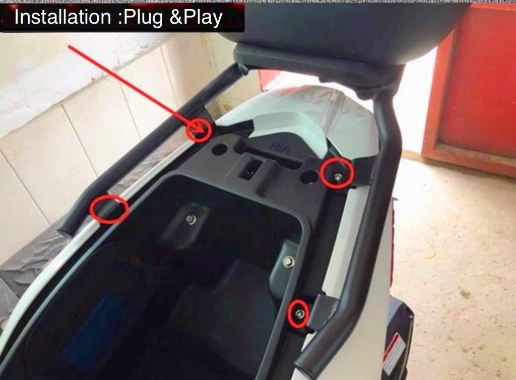 Wmoto Es250i luggage rack