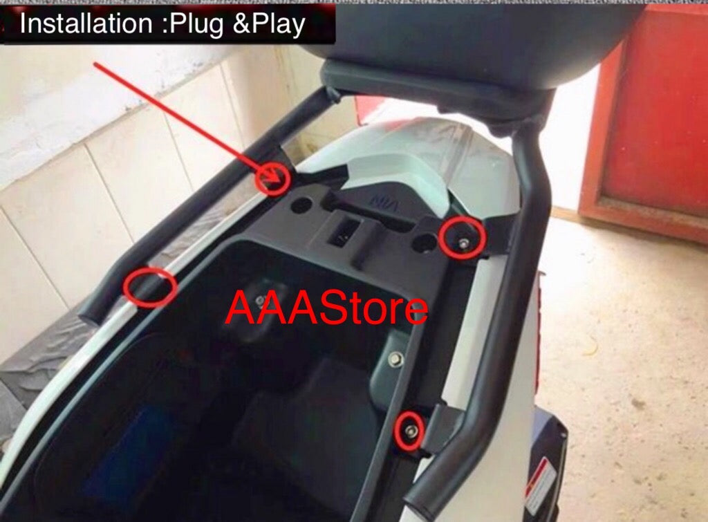Wmoto Es250i luggage rack