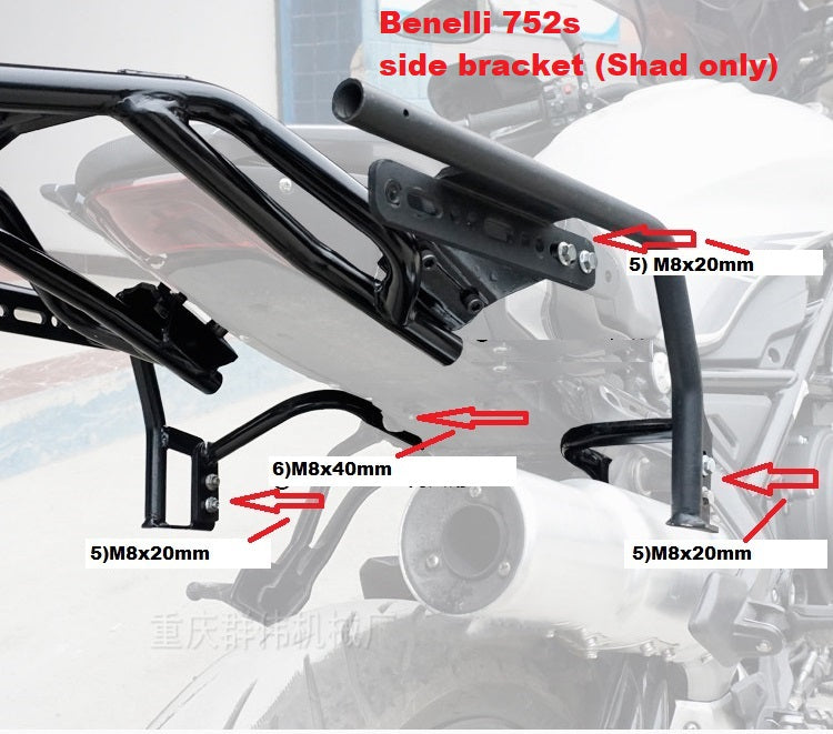 BENELLI 752S SIDE BOX BRACKET ( FOR SHAD ONLY)
