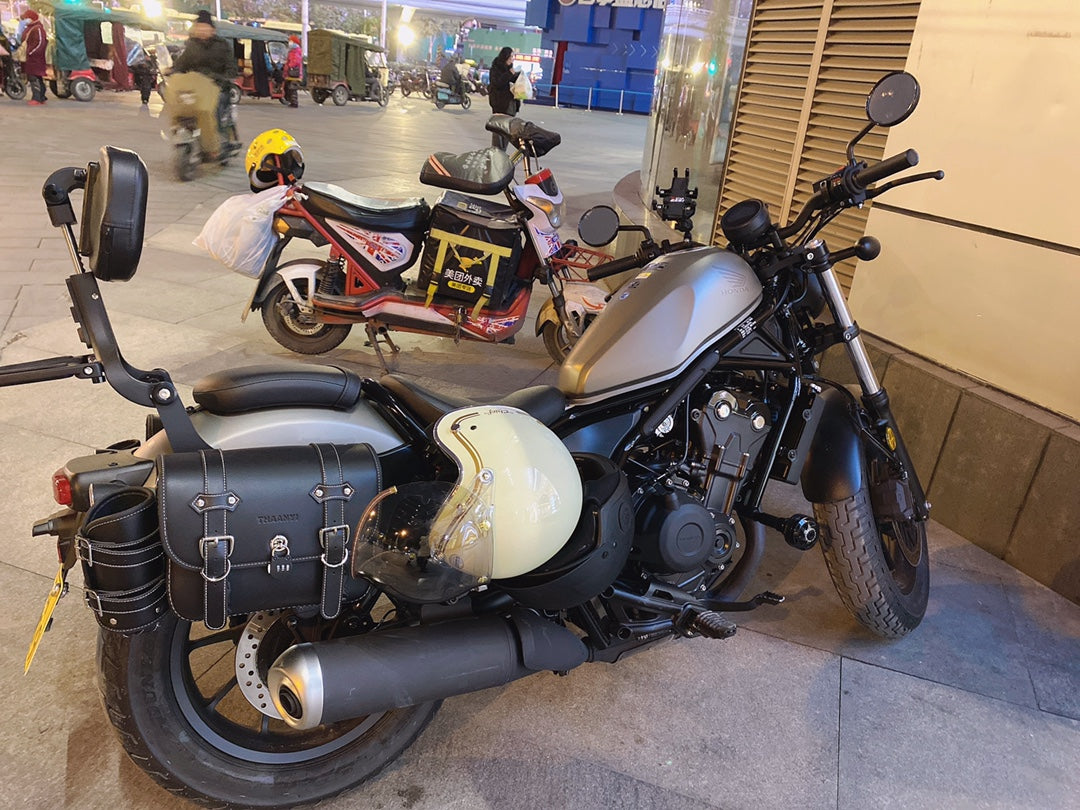 Honda Rebel 500 Foldable & adjustable backrest