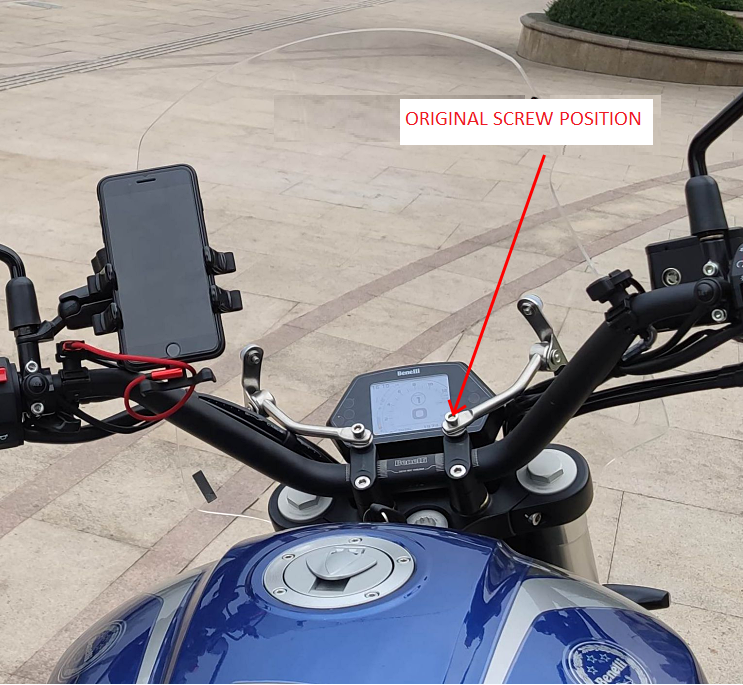 BENELLI 502C CUSTOM MADE WINDSHIELD