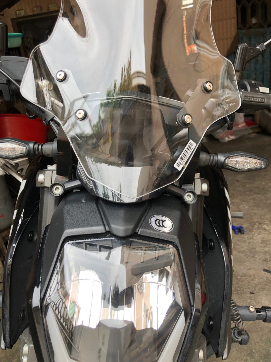 CFMOTO 250NK custom made Small windshield