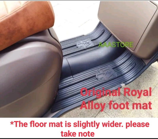 Royal Alloy Floor mat/handlebar grips/mud flap