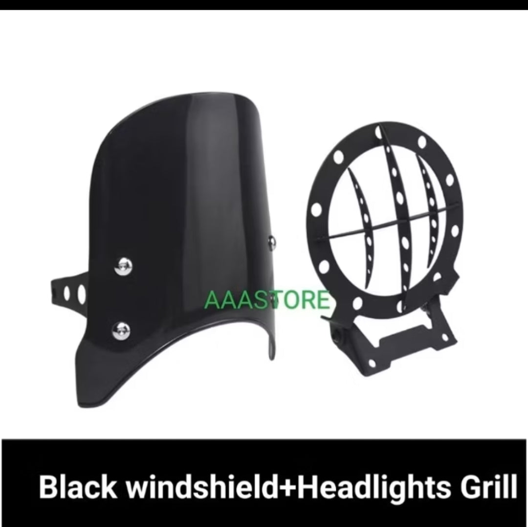 CFmoto 450CLC Small windshield & Headlight Grill