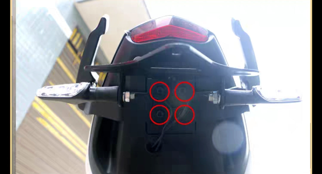 BENELLI TNT 150s REAR SEAT GRAB BAR