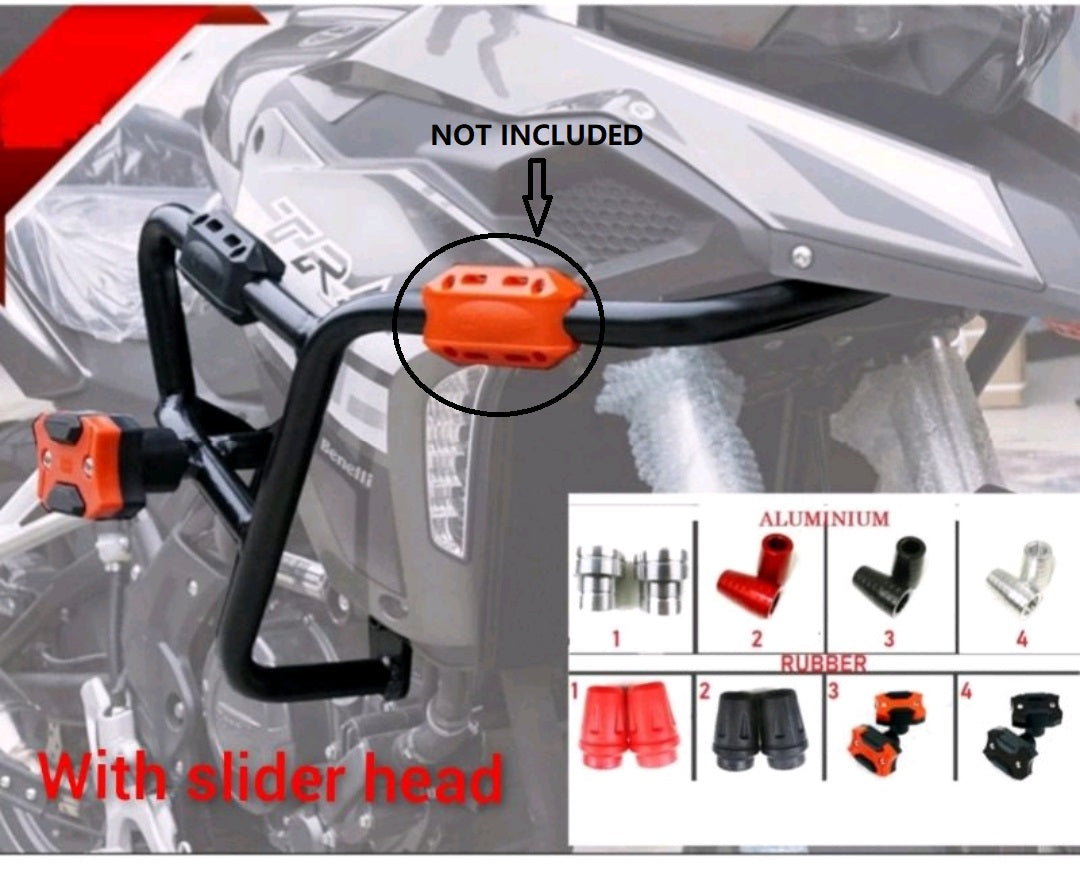 Benelli TRK 251 crash bar with/ without slider head