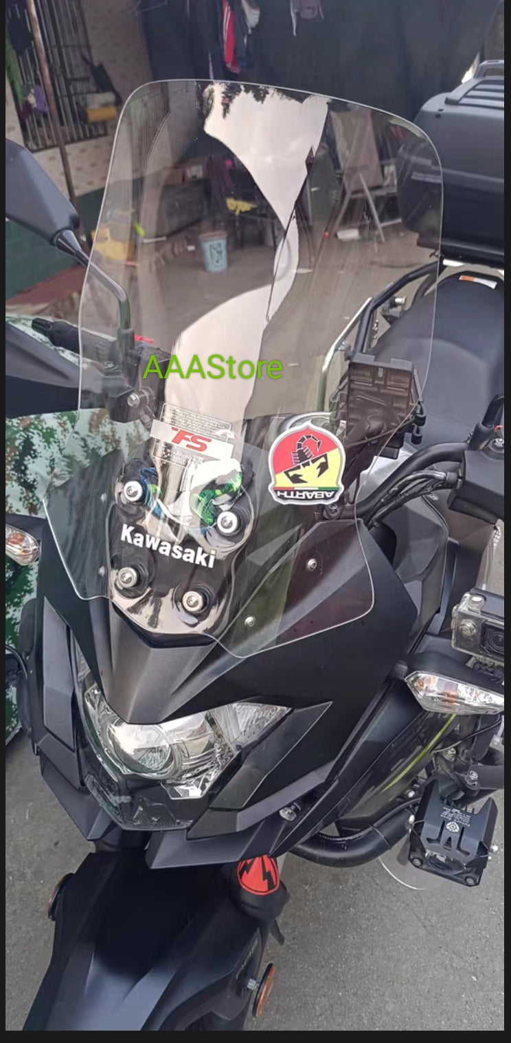 KAWASAKI VERSYS 250 WINDSHIELD(add 10/15/20cm higher