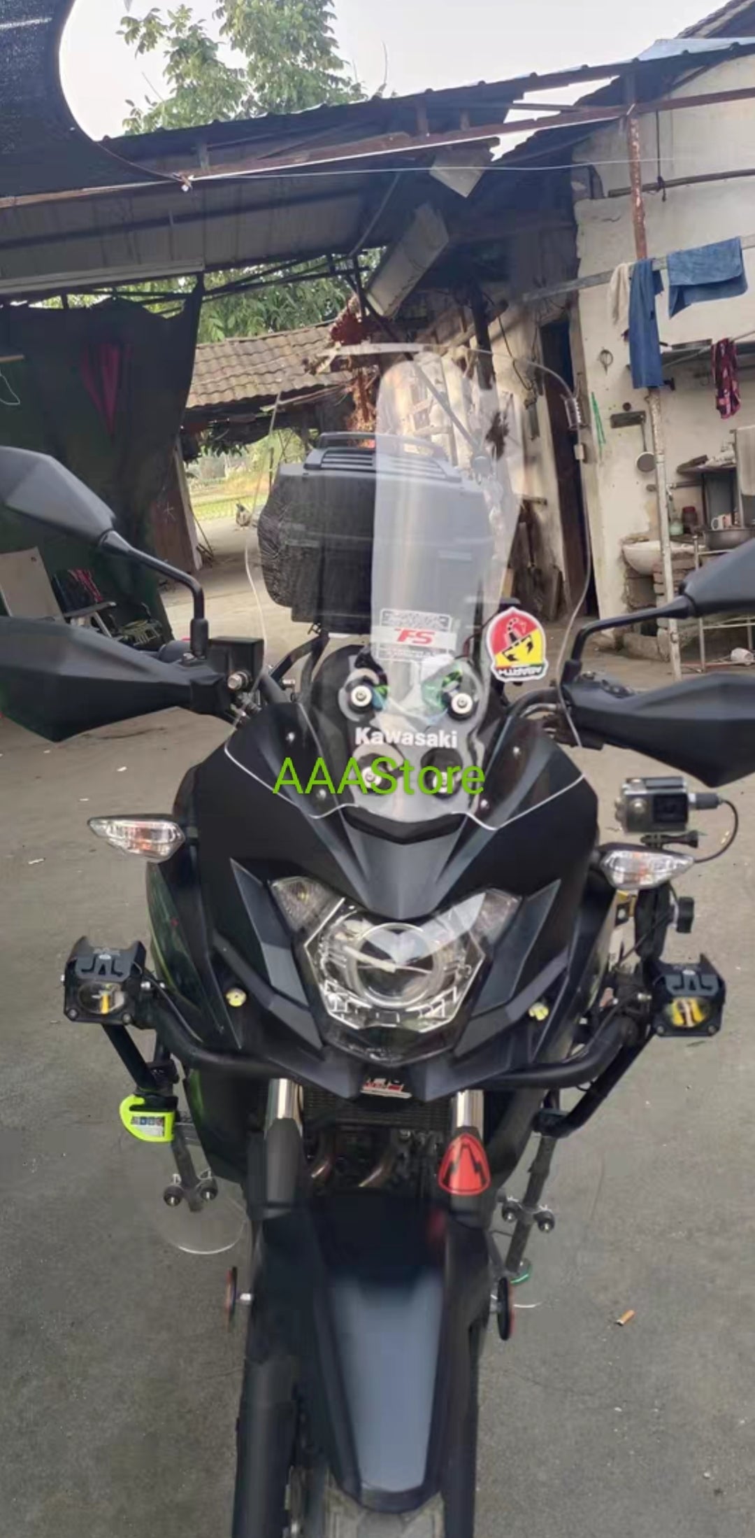 KAWASAKI VERSYS 250 WINDSHIELD(add 10/15/20cm higher