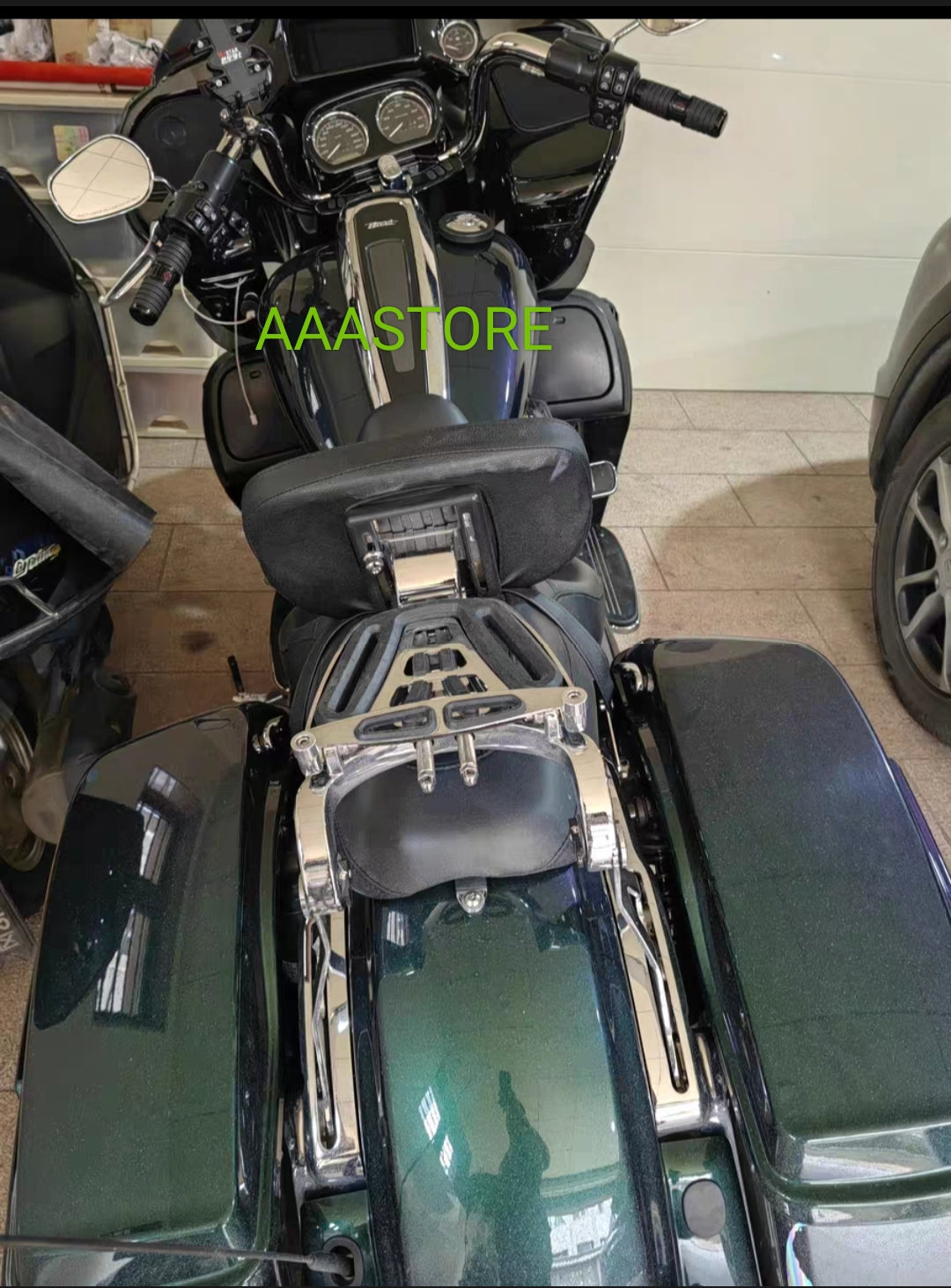Harley Sportster/975/Softail/tourer Foldable & adjustable backrest