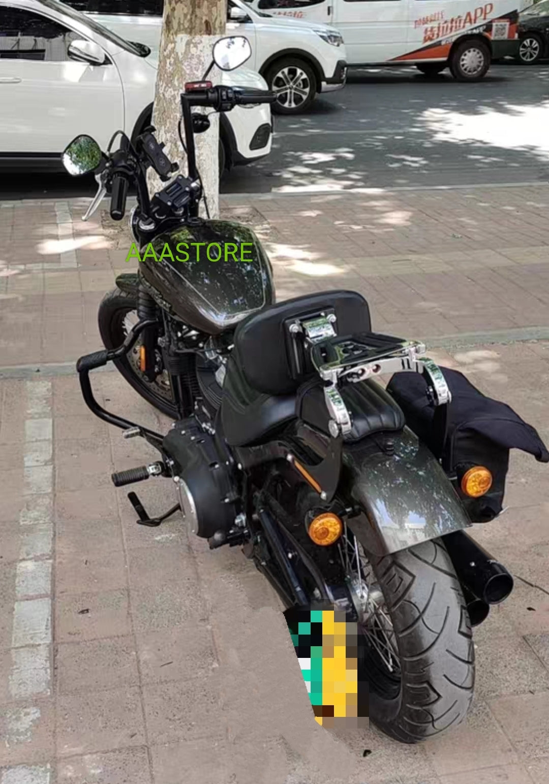 Harley Sportster/975/Softail/tourer Foldable & adjustable backrest