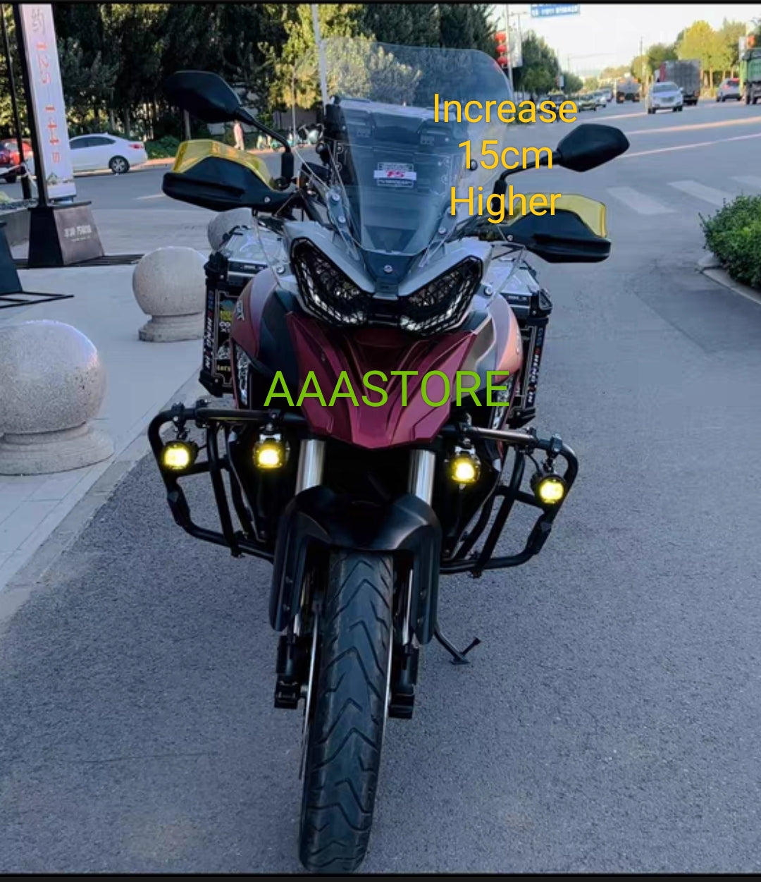 QJMOTO SRT 800/800X WINDSHIELD(add 10/15/20cm)