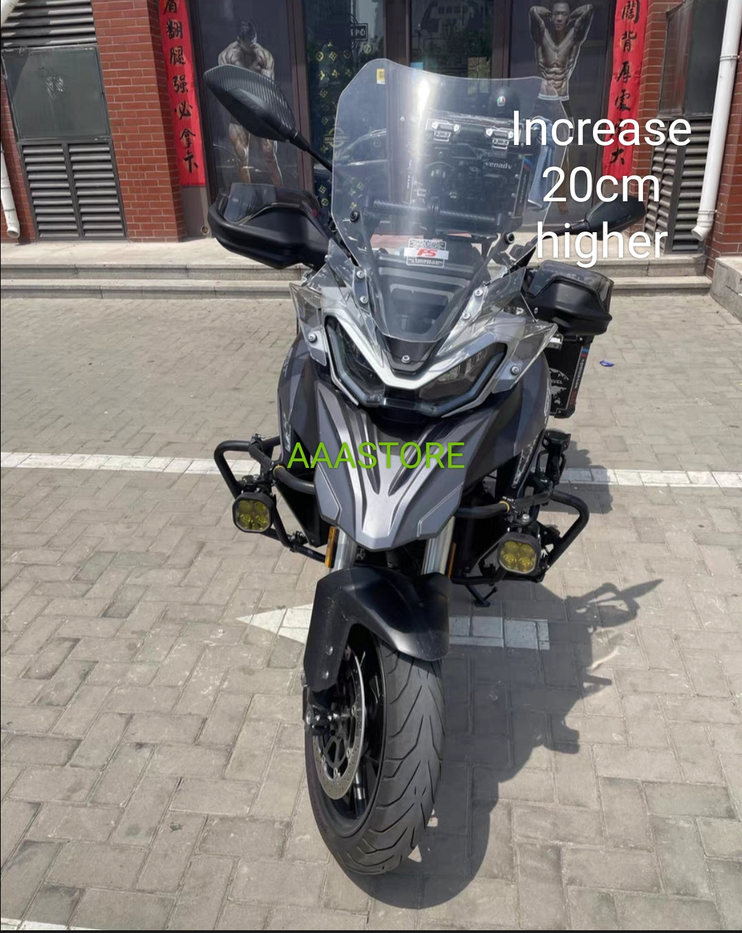 QJMOTO SRT 800/800X WINDSHIELD(add 10/15/20cm)