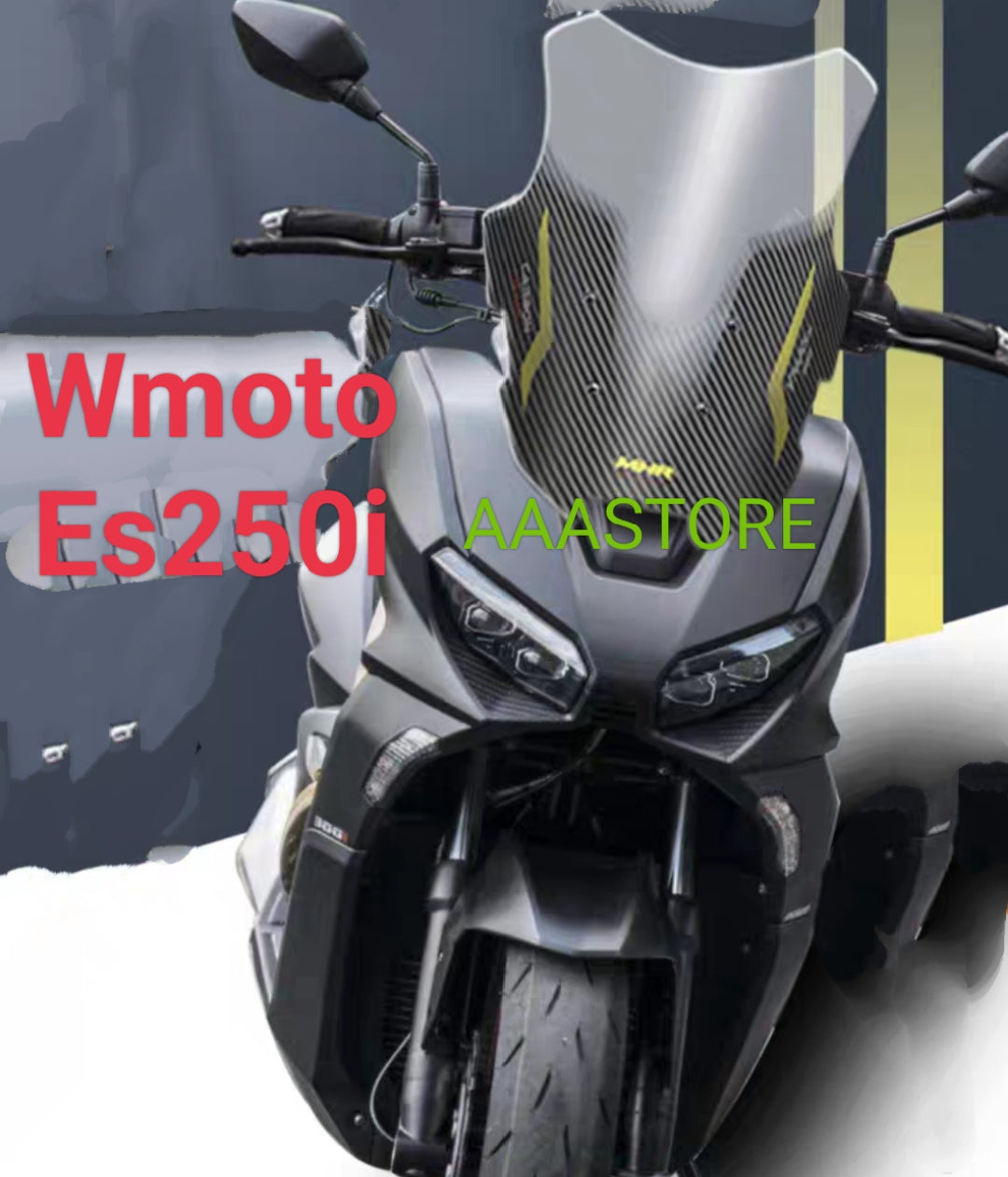 Wmoto Es250i windshield