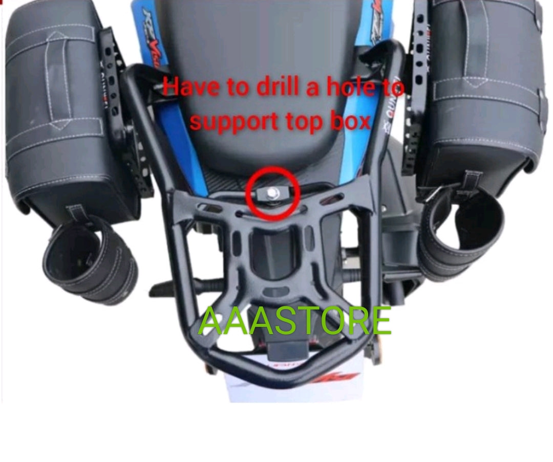 WMOTO Xtreme 150i luggage rack/backrest/Side box bracket