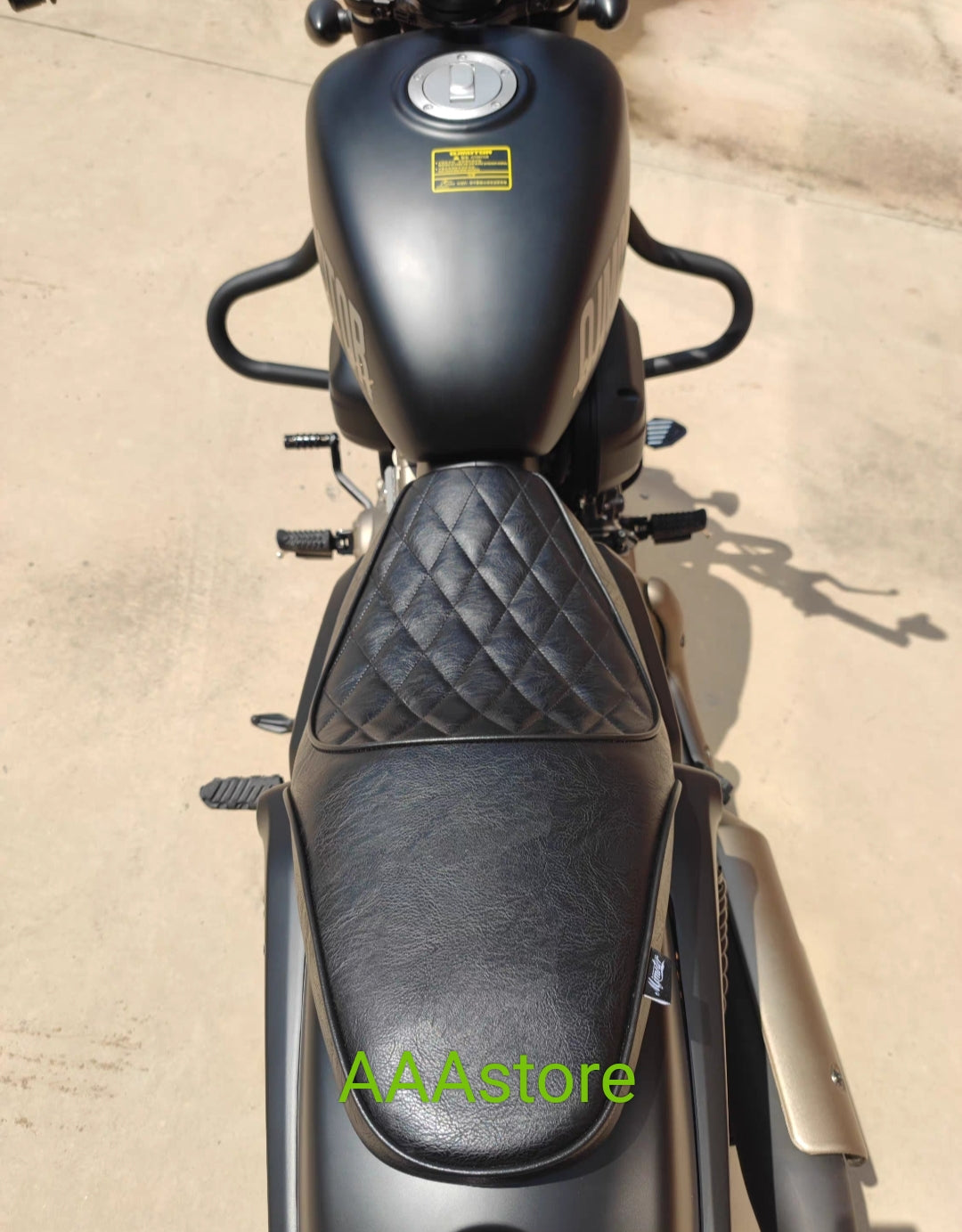 QJmoto SRV 250 Custom made seat ( extended 6cm)
