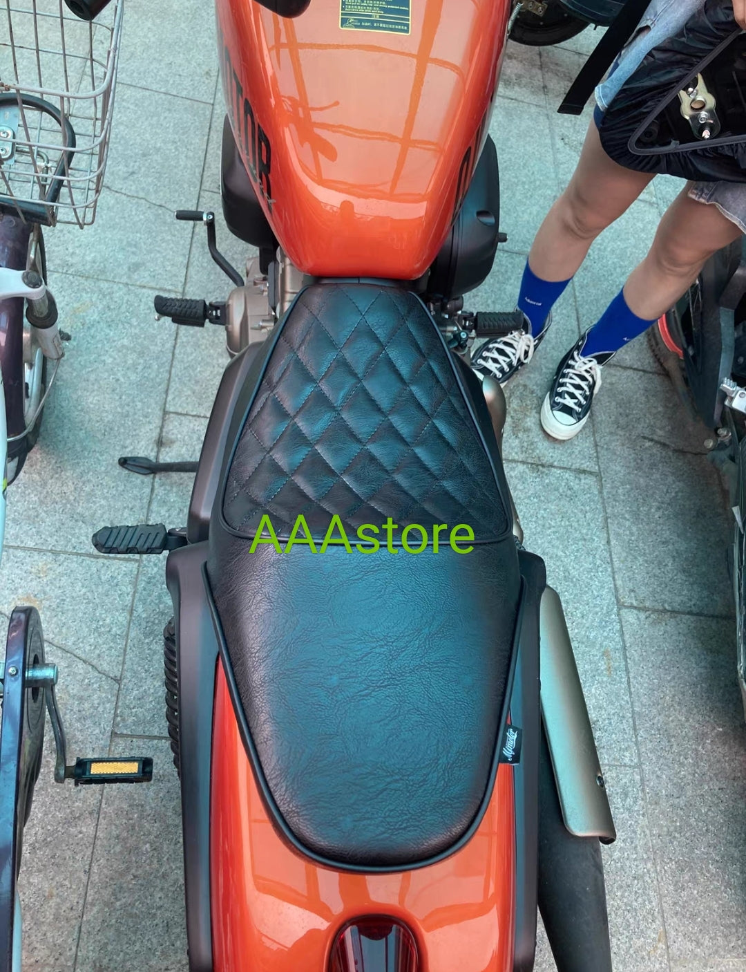 QJmoto SRV 250 Custom made seat ( extended 6cm)