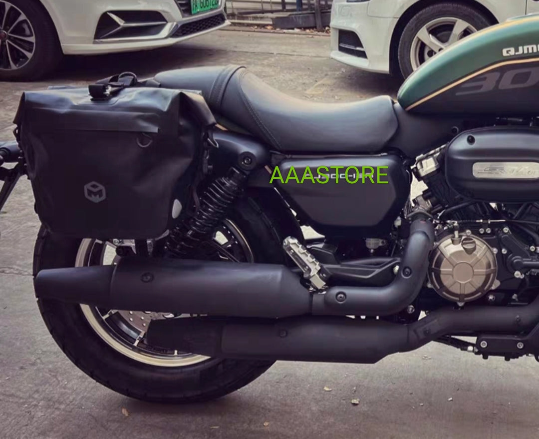QJmoto SRV 250 waterproof saddlebag