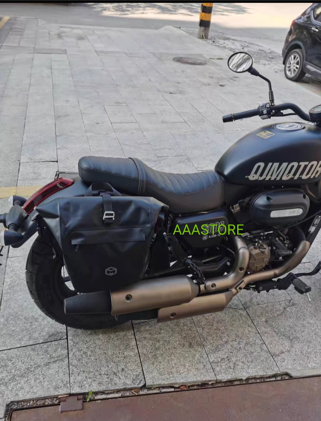 QJmoto SRV 250 waterproof saddlebag