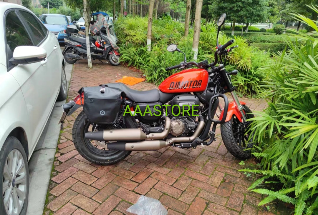 QJmoto SRV 250 waterproof saddlebag