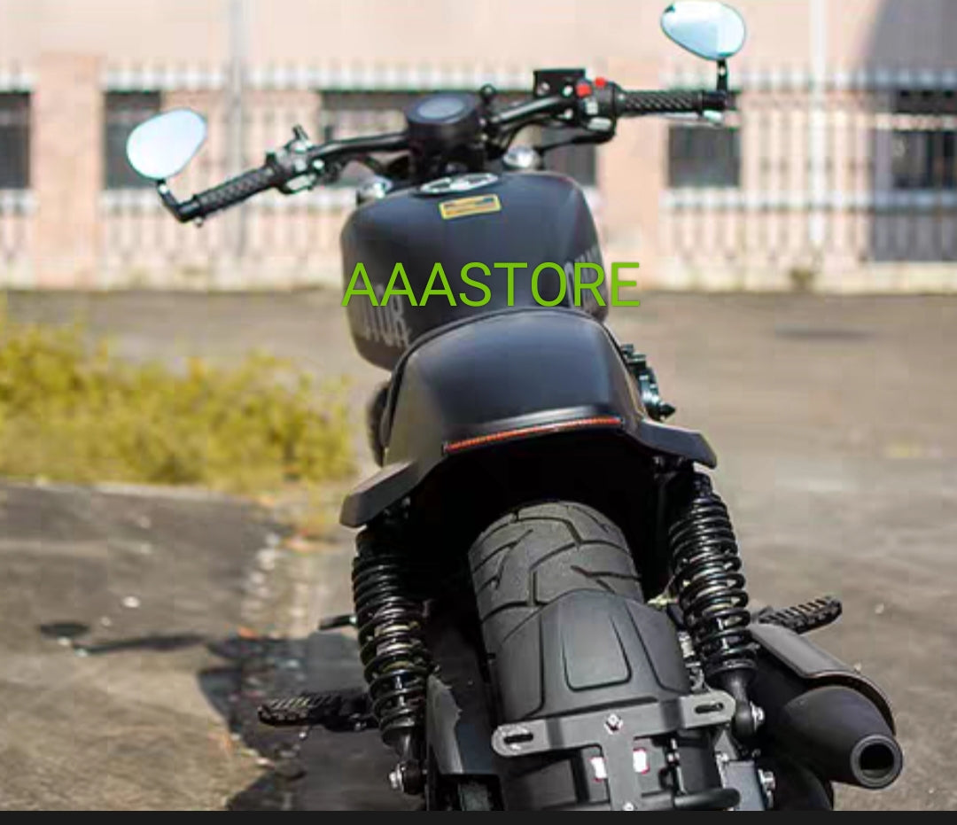 QJmoto SRV 250 Single Hump seat with LED Tail Light