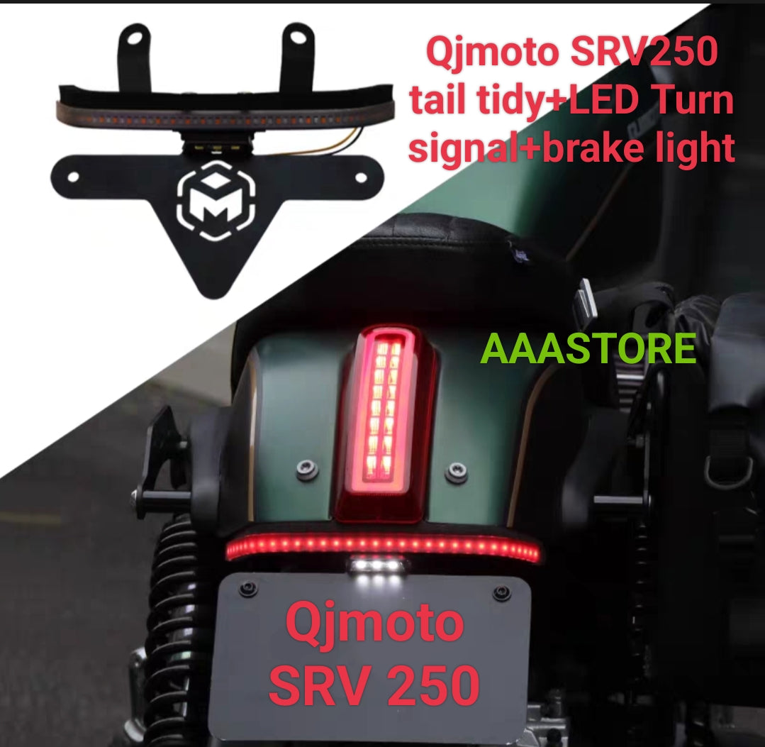 Qjmoto SRV 250 Tail Tidy+LED